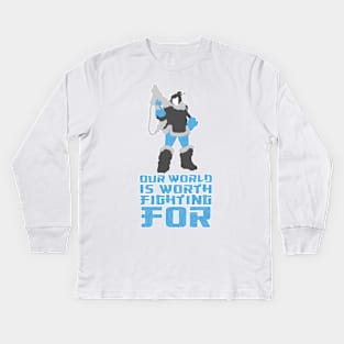 Worth Fighting For Kids Long Sleeve T-Shirt